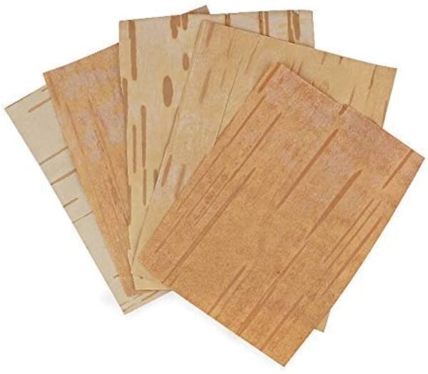 "Bhoj Patra (Birch Tree Bark) for Puja and spiritual writing." "Authentic Bhoj Patra sheets for Yantra and Mantra writing." "Birch Bark (Betula Utilis) used in Hindu rituals and ceremonies."